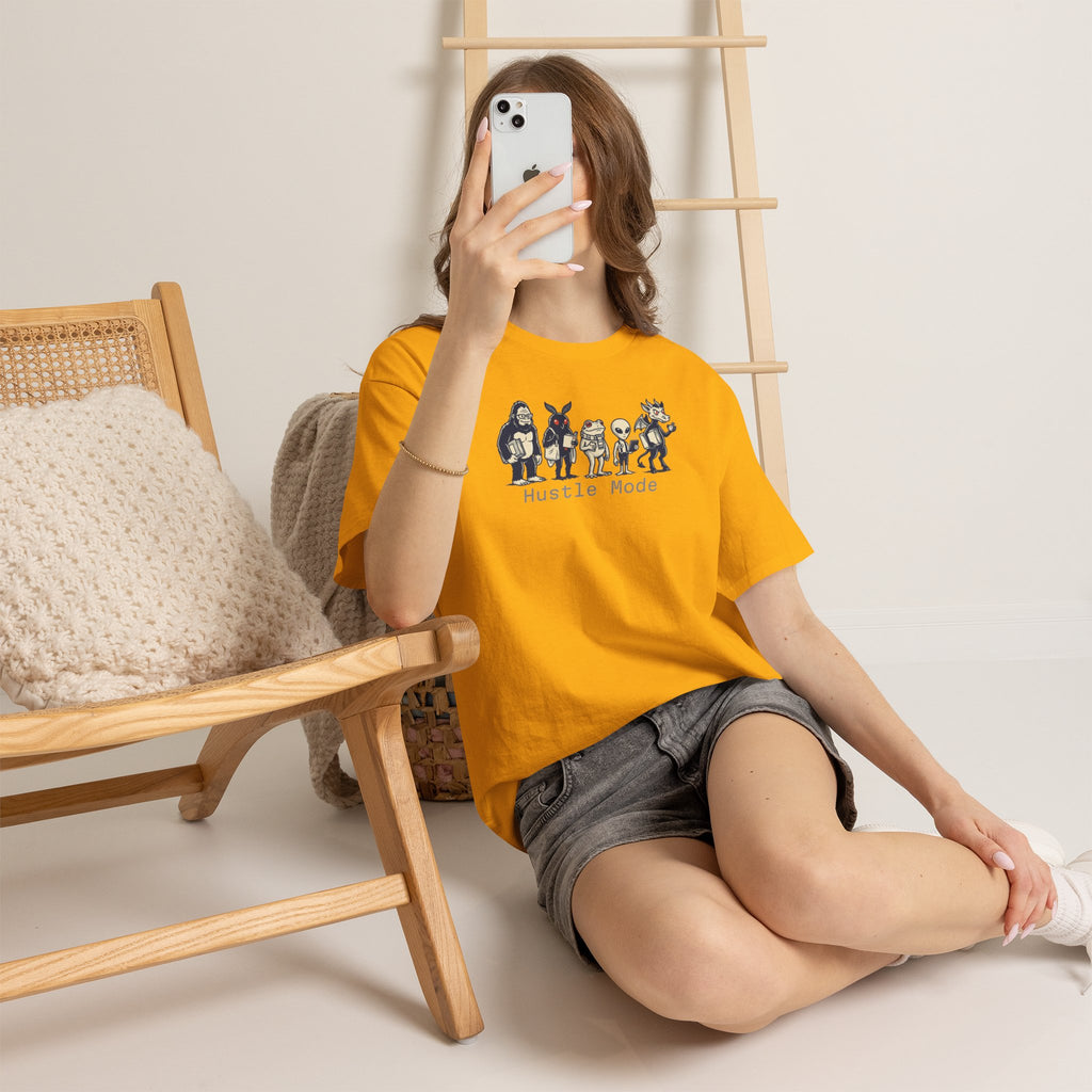 Hustle Mode Character Graphic T-Shirt