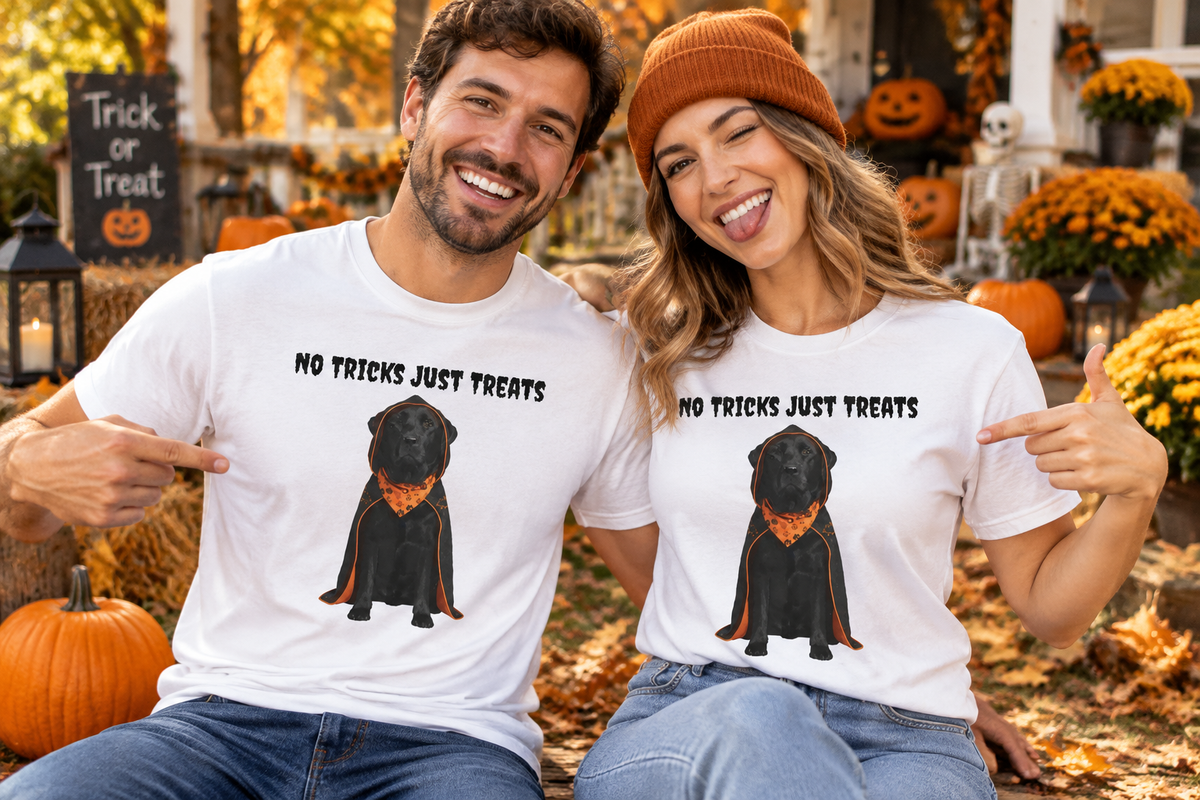 No Tricks Just Treats - Couple Lifestyle Shot